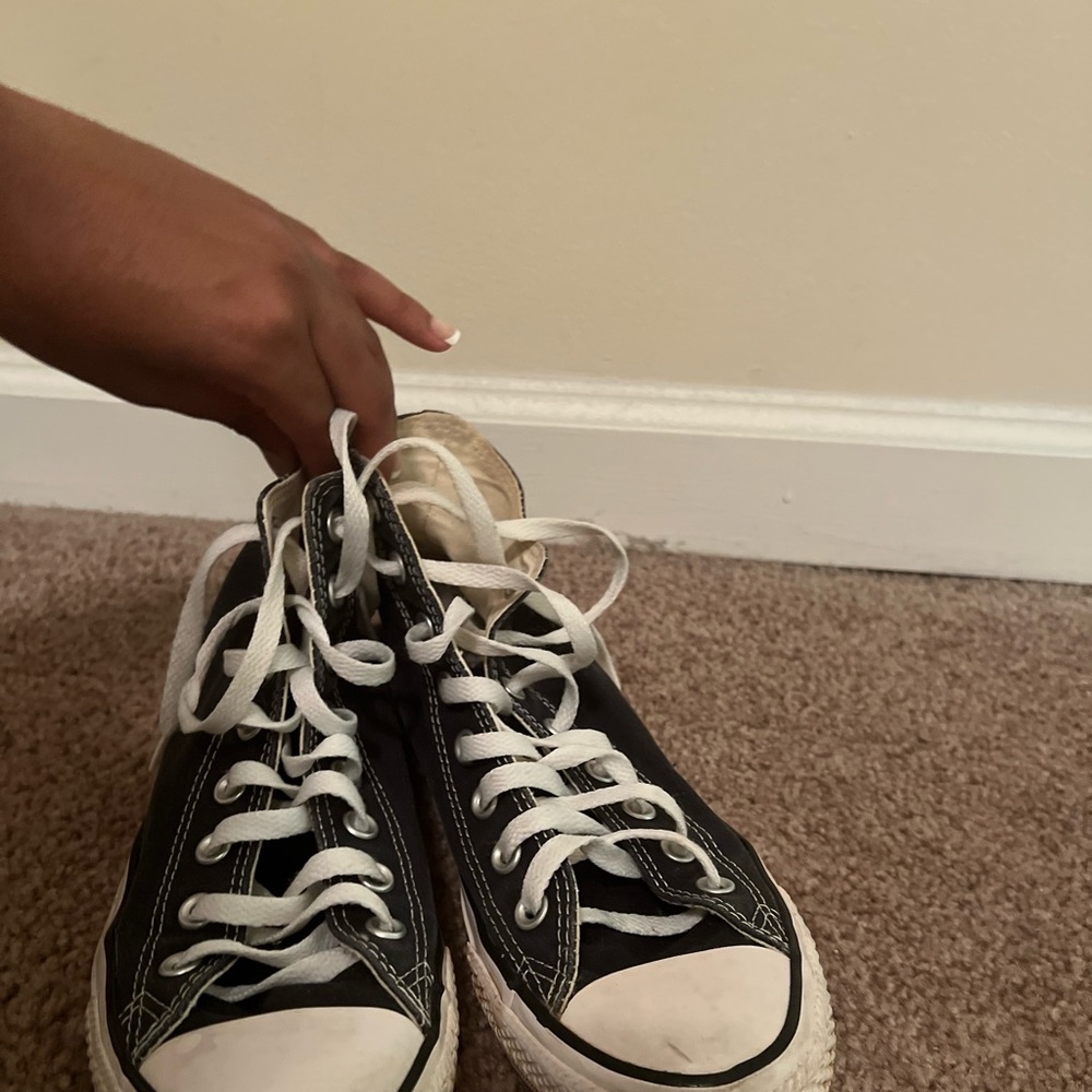 Black High Top Converse